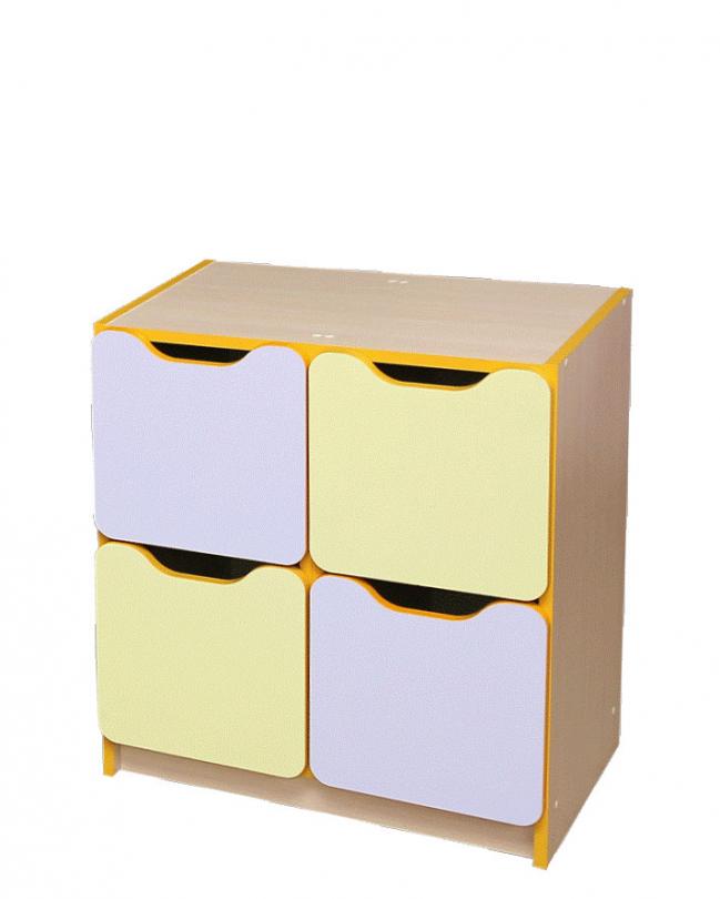 Шафа універсальна для зберігання засобів навчання "Школа-Сад" елемент №8 (5408) АНШАР ГРУП 600х410х665 мм